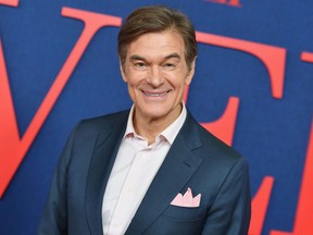 FILE: US-Turkish television personality Mehmet Oz, known as Dr. Oz, attends the premiere of the seventh and final season of HBO's "Veep" at Alice Tully Hall at the Lincoln Center in New York City on Mar. 26, 2019.