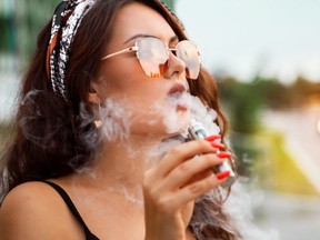 Ontario’s cannabis regulations forbid smoking or vaping cannabis on bar patios and public areas within nine metres of a patio. /