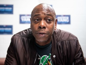 FILE: Comedian and star/writer of Half Baked Dave Chappelle campaigned for Democratic hopeful Andrew Yang on January 30, 2020 in North Charleston, South Carolina. Photo: Sean Rayford / Getty Images