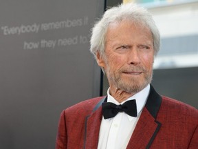 FILE: Clint Eastwood attends the premiere of Warner Bros. "Jersey Boys" during the 2014 Los Angeles Film Festival at Regal Cinemas L.A. Live, June 19, 2014 in Los Angeles, Calif.