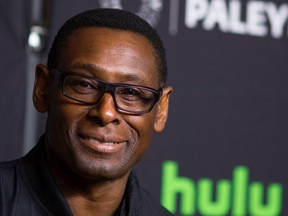 FILE: David Harewood attends PaleyFest LA at the Dolby Theatre on Mar. 18, 2017 in the Hollywood section of Los Angeles, Calif.
