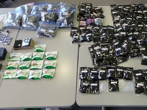 Police found 7,210 g of suspected dried cannabis worth around $25,000 in street value.