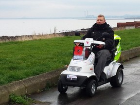 Andy McIntosh has been an active voice in the community and has raised thousands for veterans’ charities and even completed a 100-mile scooter charity challenge on the 100th First World War anniversary.
