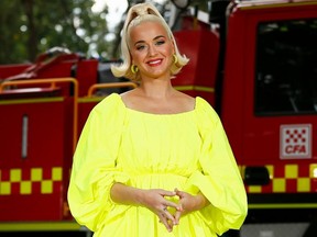 Katy Perry poses for a photograph on March 11, 2020 in Bright, Australia.