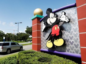 File - A view of Mickey Mouse at the Walt Disney World theme park entrance on July 9, 2020 in Lake Buena Vista, Florida. Photo: Octavio Jones/Getty Images