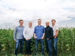 Blue Sky Hemp CEO Andrew Potter and his operation team. /