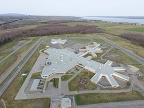 Overhead view of Donnacona Institution in Quebec, a federal maximum-security institution.