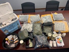 Inside the package, which weighed 18 kilograms, there was processed marijuana, THC gummy edibles, vapes and cannabis wax.