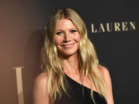 FILE: US actress Gwyneth Paltrow arrives for the 26th annual ELLE Women in Hollywood Celebration in Beverly Hills, Calif., on Oct. 14, 2019.