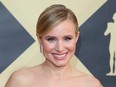 FILE: Kristen Bell arrives for the 24th Annual Screen Actors Guild Awards at the Shrine Exposition Center on Jan. 21, 2018, in Los Angeles, Calif.