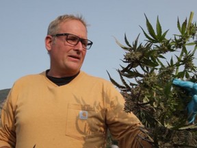 Marc Geen is the founder of SpeakEasy Cannabis Company in Rock Creek, B.C..
