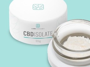 Each container of the LABS Cannabis CBD Isolate contains 500mg of CBD in an odourless powder form.