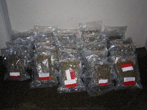 As part of an intelligence-led operation, Revenue officers seized the weed from a vehicle search in County Meath on Nov. 17. /