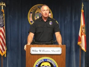 “It is without pleasure that I announce this morning the arrest of one of our employees,” Pat Ivey, an undersheriff with the Jacksonville Sheriff’s Office (JSO), said during a press conference Nov. 8.