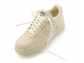 Limited edition hemp Stüssy x Nike Air Force 1 Low. /