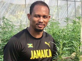 Former sprinter Michael Frater has opened a medical cannabis dispensary in Kingston, Jamaica. /