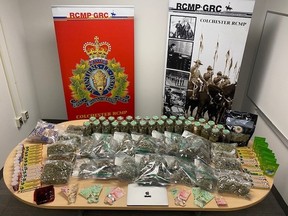 Cannabis and cannabis products seized from a warehouse in Bible Hill, N.S.