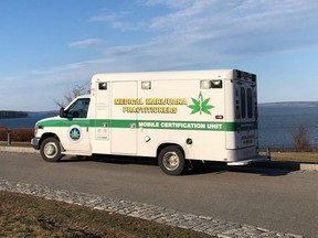 The 'mobile certification unit' allows Maine residents to register in the state's medical cannabis program in a private and convenient setting. /