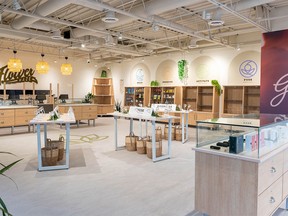 More than a retail store, the light and bright Flower Haze Cannabis Boutique offers ample space for a showroom, dispensary, inventory storage and future expansion.