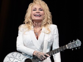 Singer-songwriter Dolly Parton performs in concert during her 'Pure & Simple Tour' at the Frank Erwin Center on December 6, 2016, in Austin, Texas.