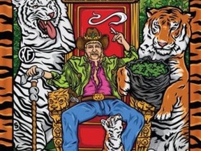 Two days after the appeal court ruling was handed down, a post on Joe Exotic's Twitter account read, “Well world this is the official label for Joe Exotic Cannabis and Tiger P*ss Seltzer.”