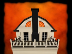 A Halloween haunted house take on the home involved in the Amityville slayings that inspired movies and books. /