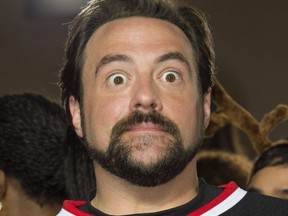 FILE: Actor Kevin Smith attends the Premiere of "The Night Before", in Los Angeles, Calif., on Nov. 18, 2015. /