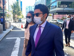 FILE: Jasiel Correia, the former mayor of Fall River, Mass., enters the federal courthouse in Boston. /