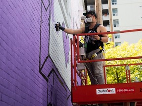 Purple Haze is looking to spread warm and fuzzy feelings in Toronto with  new mural