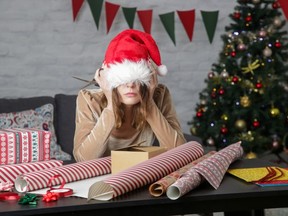 The financial and social stress associated with the holiday, noted by 56.5 per cent of those surveyed, was the most common explanation for upping consumption. /