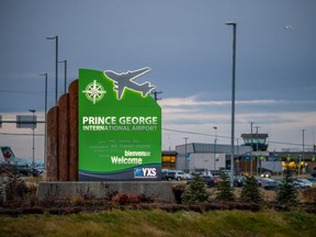 A photo of Prince George airport at B.C., Canada