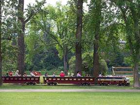 The mini train in Bowness Park was back on the rails for the summer as passengers enjoyed a ride on Wednesday, July 7, 2021.