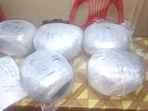 Police seized 24-kilograms of cannabis from a home in Vigilance.