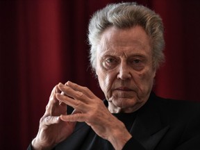 FILE US actor Christopher Walken poses during a photo session on June 21, 2019 in Paris. /