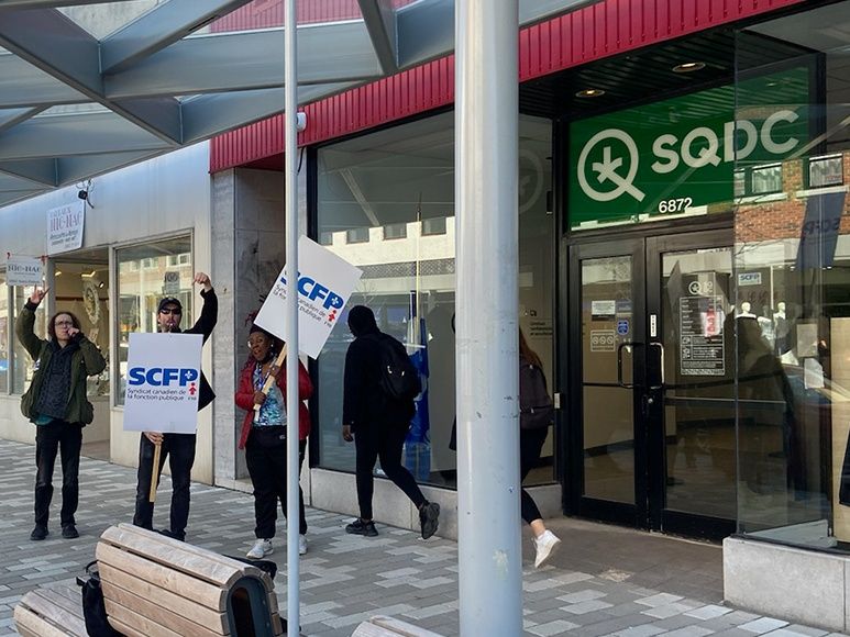 More than 300 cannabis retail workers in Quebec go on strike