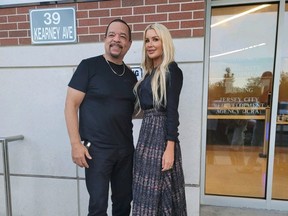 Ice T and Charis B celebrate the license approval of The Medicine Woman New Jersey. /