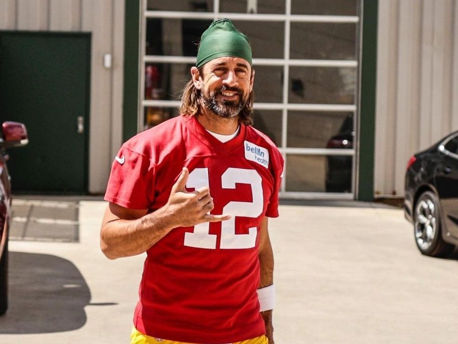 aaron rodgers ayahuasca jersey