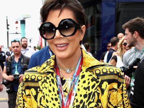 FILE: Kris Jenner in the Paddock before the Monaco Formula One Grand Prix at Circuit de Monaco on May 27, 2018 in Monte-Carlo, Monaco. /