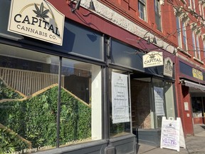 Capital Cannabis Company, a Montpelier, Vt., dispensary selling recreational marijuana for adult use, is shown on Friday, Dec. 30, 2022. The number of recreational marijuana dispensaries in Vermont has grown from three to about 25 in the first three months that state allowed such sales, and several more are expected to open soon.