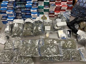 Weed, tobacco recovered from a seizure in Alberta