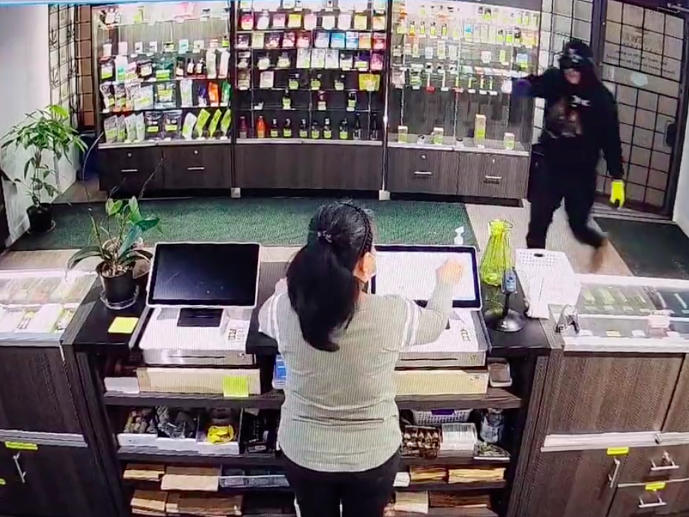 Video Of Attempted B.C. Cannabis Shop Robbery Shows Armed Thief Leaving ...