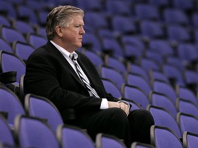 Brian Burke is the new president of hockey operations for the Calgary Flames.