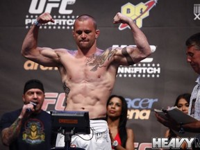 Welterweight Chris Lytle weighs in at UFC 127 in Australia. The veteran meets Dan Hardy in Sunday's main event. (photo courtesy of Esther Lin / Heavy MMA)