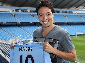 Samir Nasri has already been unveiled by Manchester City.