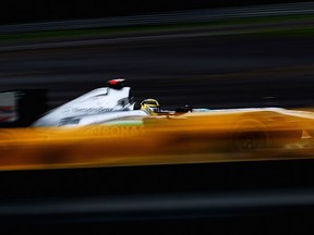 Michael Schumacher of Germany and Mercedes GP drives during practice for the Belgian Formula One Grand Prix at the Circuit of Spa Francorchamps on August 26, 2011.