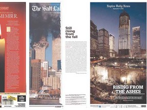 9/11 anniversary front pages