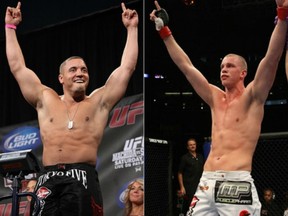 Pat Barry (left) and Stefan Struve face each other Saturday night. Both heavyweights need a victory.