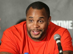This man has reason to smile: Daniel Cormier remained unbeaten and advanced to the Heavyweight Grand Prix finals on Saturday night.