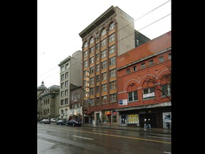 Exterior photograph of The Regent Hotel on East Hastings street in Vancouver B. C.'s Downtown Eastside in February 2009. Credit: Arlen Redekop, PNG