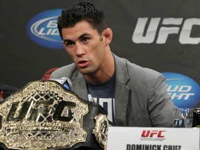 Dominick Cruz is still the UFC bantamweight champion, now it's time to talk about who he'll battle next. (photo courtesy of Josh Hedges/Zuffa LLC)